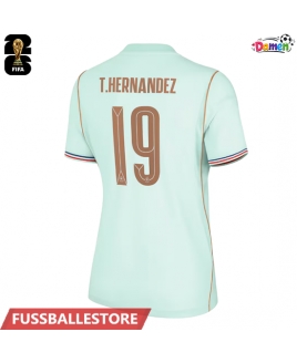 Günstige Frankreich Theo Hernandez #19 Auswärtstrikot Damen WM 2026 Kurzarm